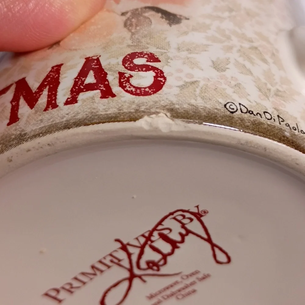 Primitives By Kathy Village‎ Merry Christmas Santa Mug